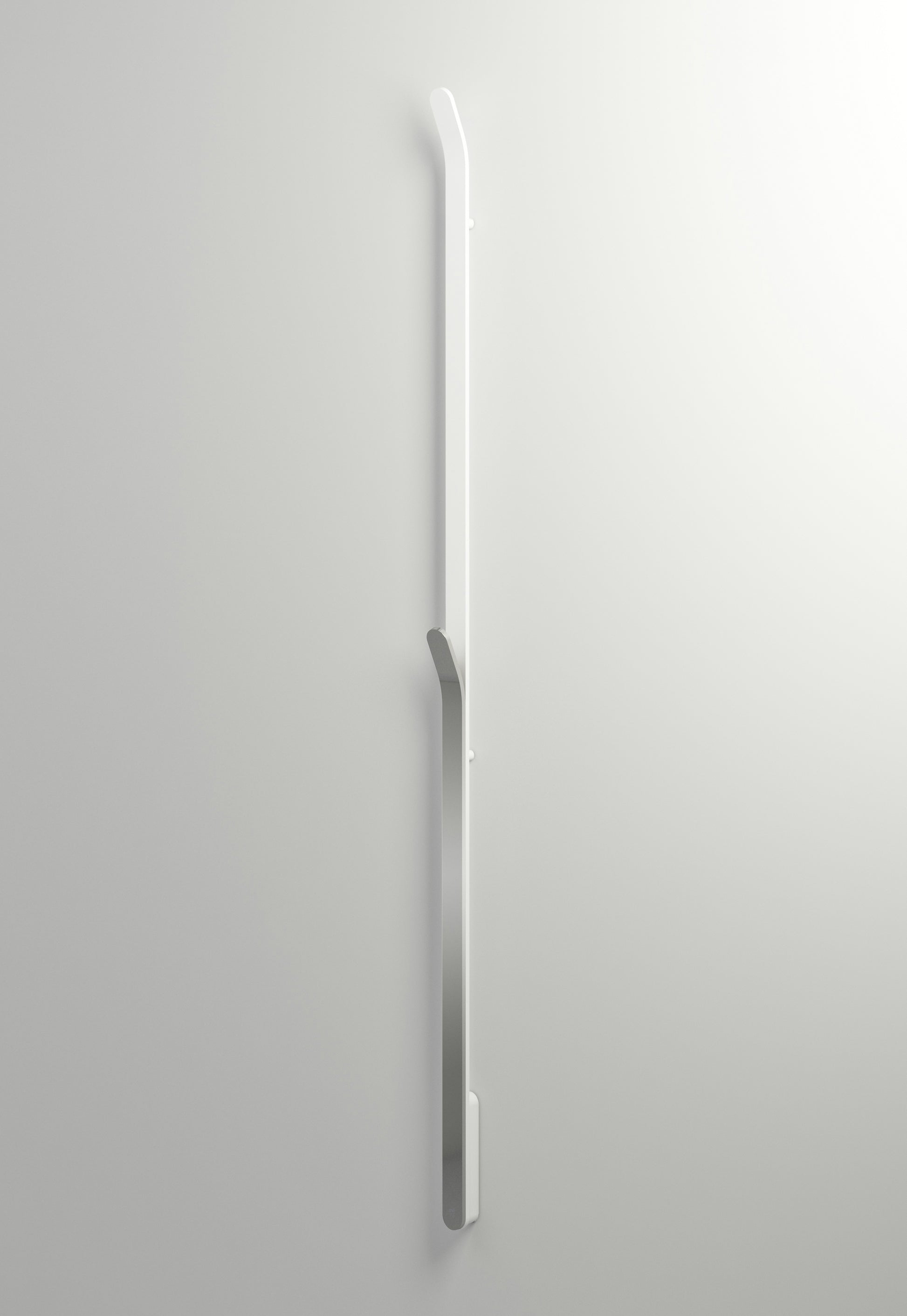 INR Handdukstork Bow i Matte White / Polished (art.nr 80000639). Bild: INR
