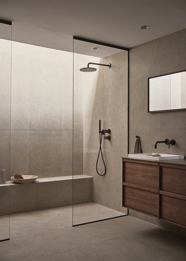 J Stone Select Ivory Bricmate – granitkeramik från Bricmate