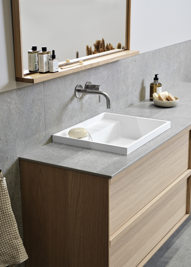J Stone Select Light Grey Honed Bricmate – granitkeramik från Bricmate