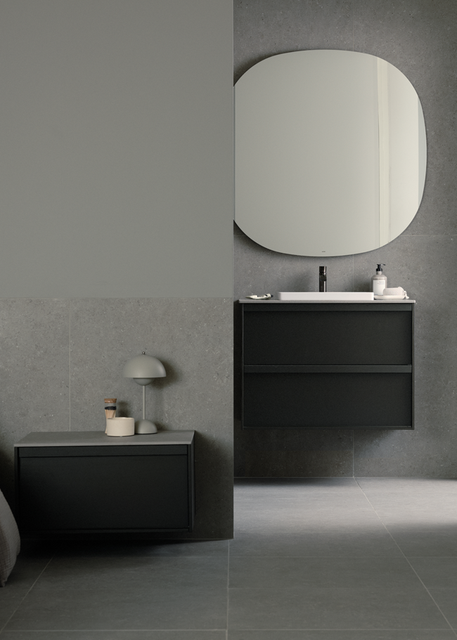 J Stone Select Grey Honed Bricmate – granitkeramik från Bricmate